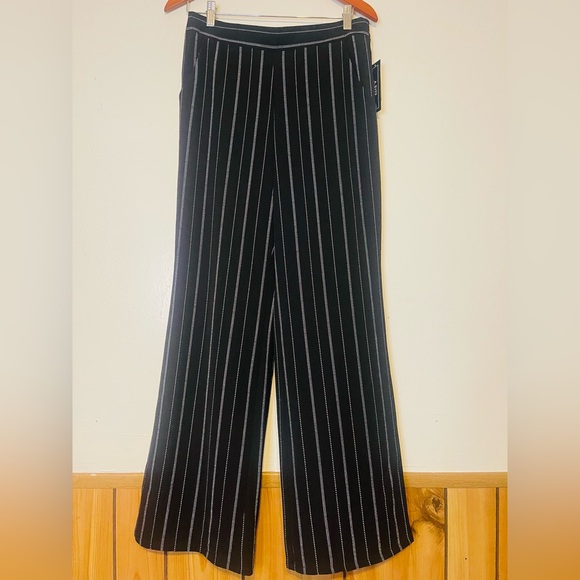 A. Byer Black and White Striped Pants - Picture 1 of 3